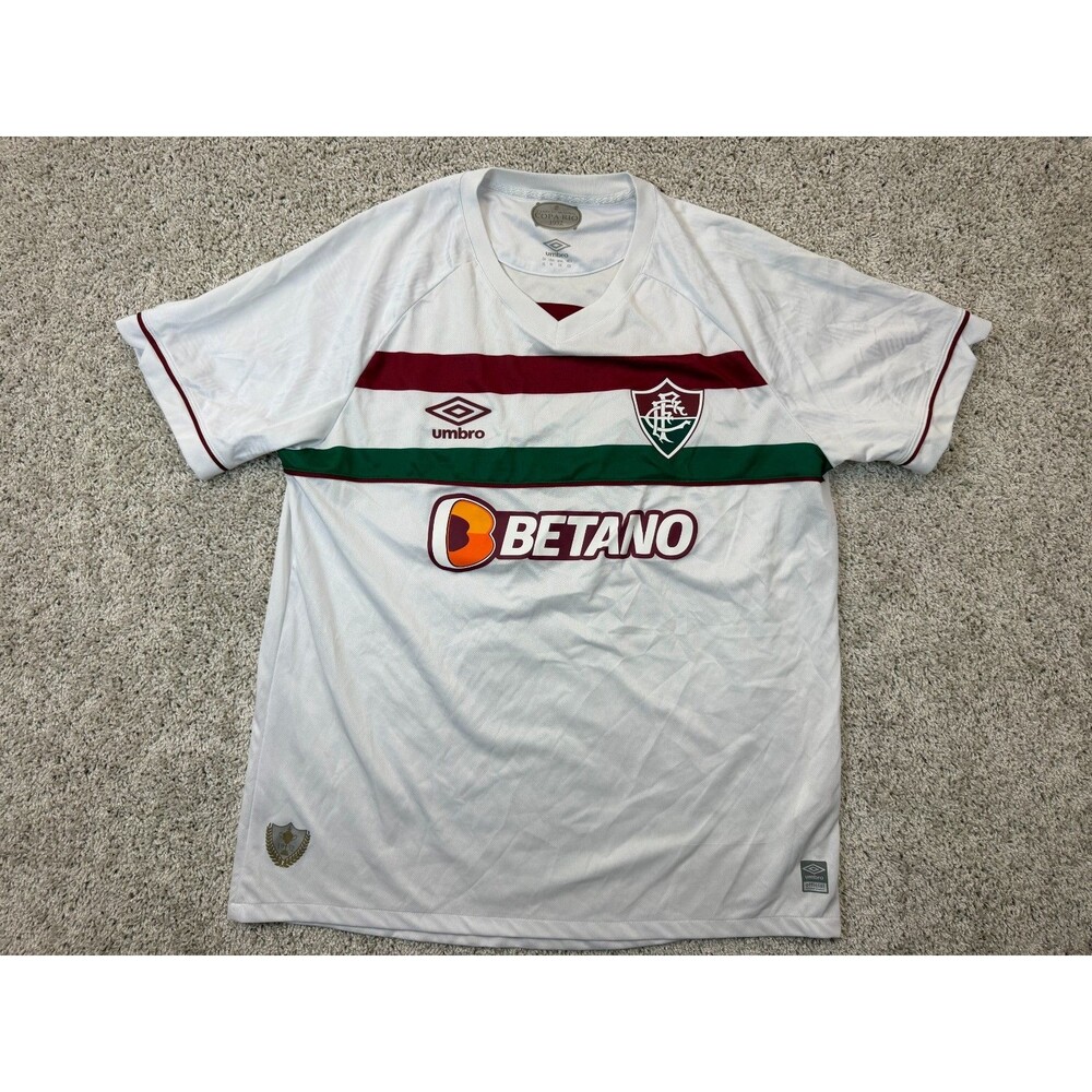 Umbro Fluminense FC 2023 Away Jersey Mens XL White Copa Rio 1952 Betano Brazil